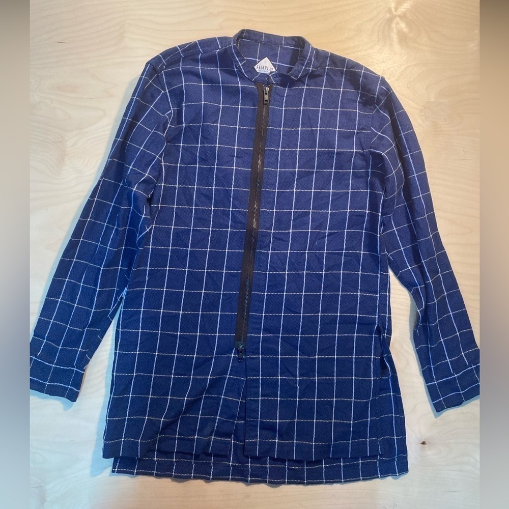 Men’s FairPlay Los Angeles Full zip Shirt size Large (GP)